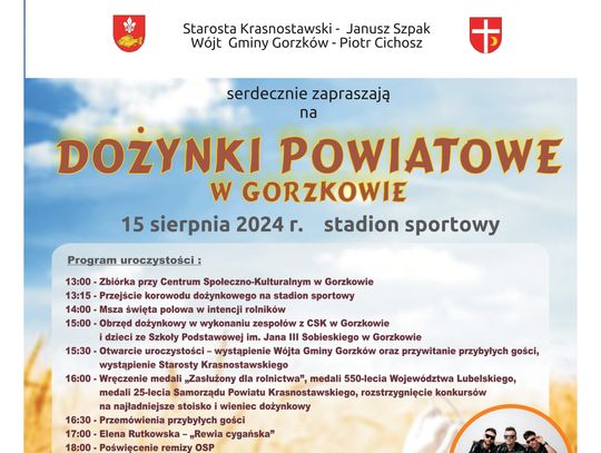 Dożynki Powiatowe w Gorzkowie