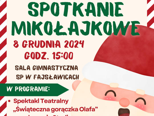 🎅  SPOTKANIE MIKOŁAJKOWE 🎅