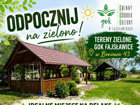 🌳Tereny zielone GOK Fajsławice w Boniewie 43 🌳 🌳Tereny zielone GOK Fajsławice w Boniewie 43 🌳