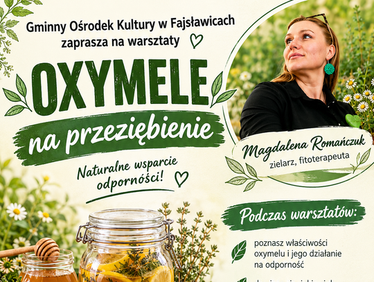 🌿Warsztaty 6.11.2026 r. - OXYMELE na przeziębienie