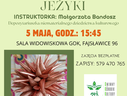 Warsztaty Ludowe – Tradycyjne Jeżyki