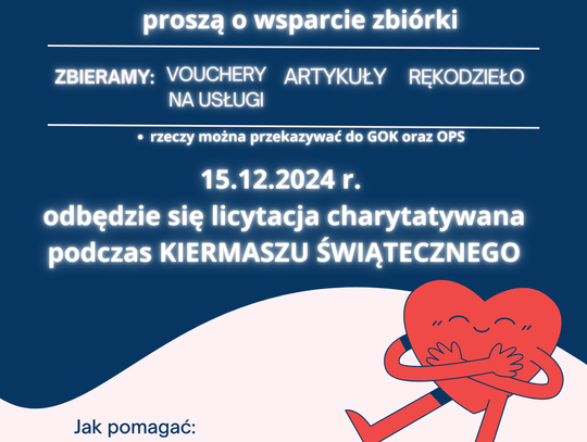 ZBIÓRKA CHARYTATYWNA DLA KRZYSZTOFA KRYSY