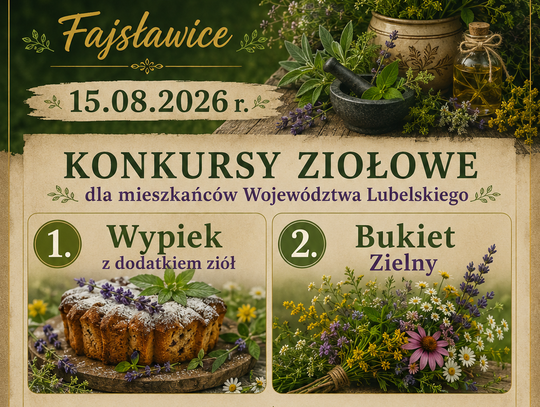 🌿 Ziołowe konkursy XII Wojewódzkiego Święta Ziół🌿