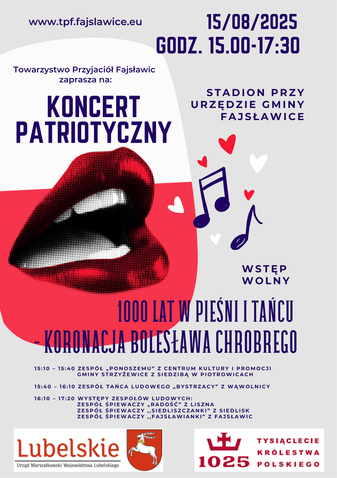 🎶 „1000 lat w pieśni i tańcu – koronacja Bolesława Chrobrego”.🎶