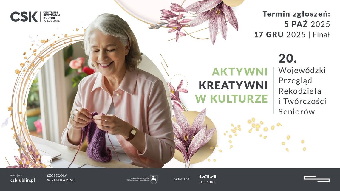 20. Wojewódzki Przegląd Rękodzieła i Twórczości Seniorów „Aktywni – Kreatywni w Kulturze"