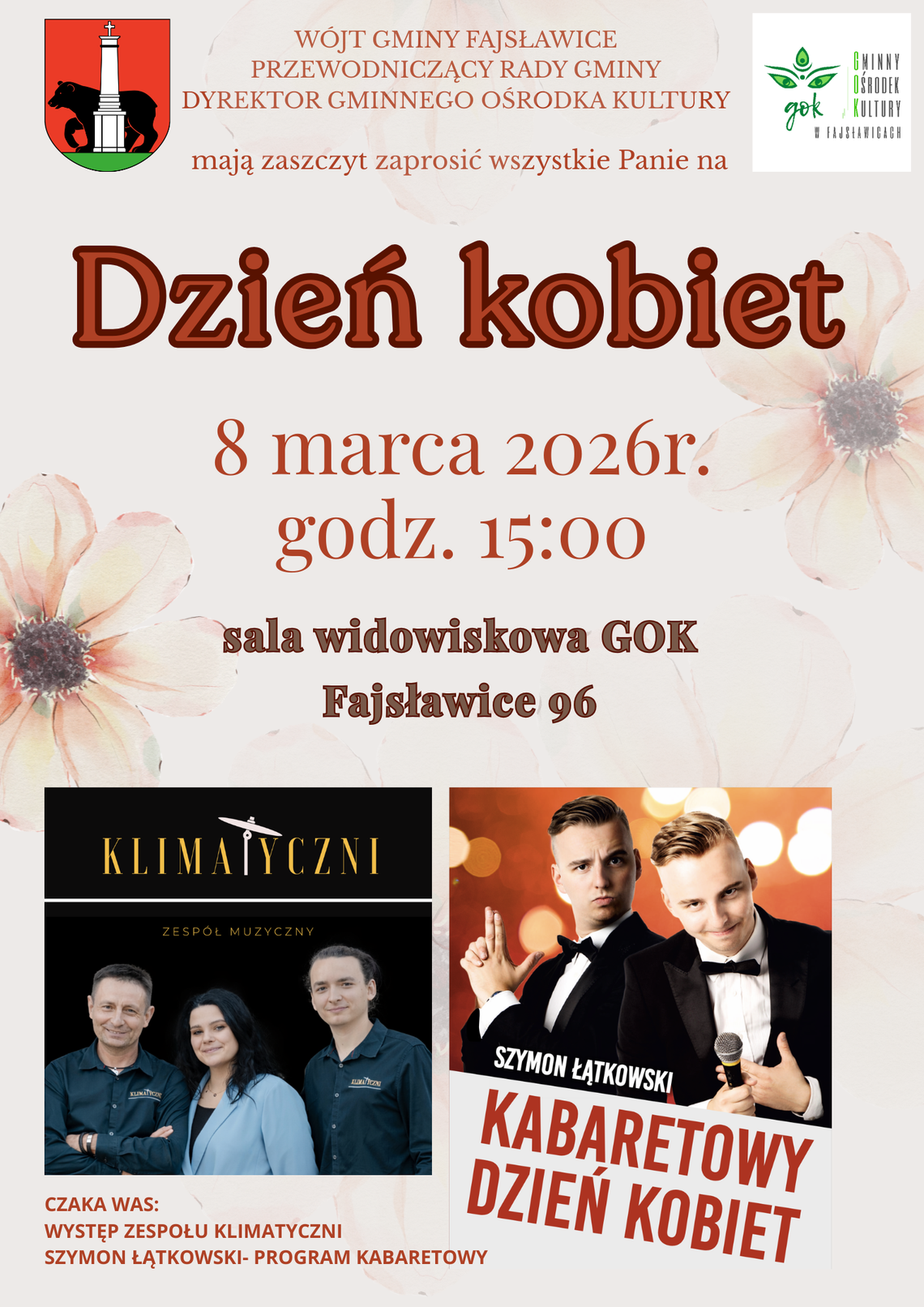 🌷✨ Dzień Kobiet w Gminie Fajsławice✨🌷 🌷✨ Dzień Kobiet w Gminie Fajsławice✨🌷