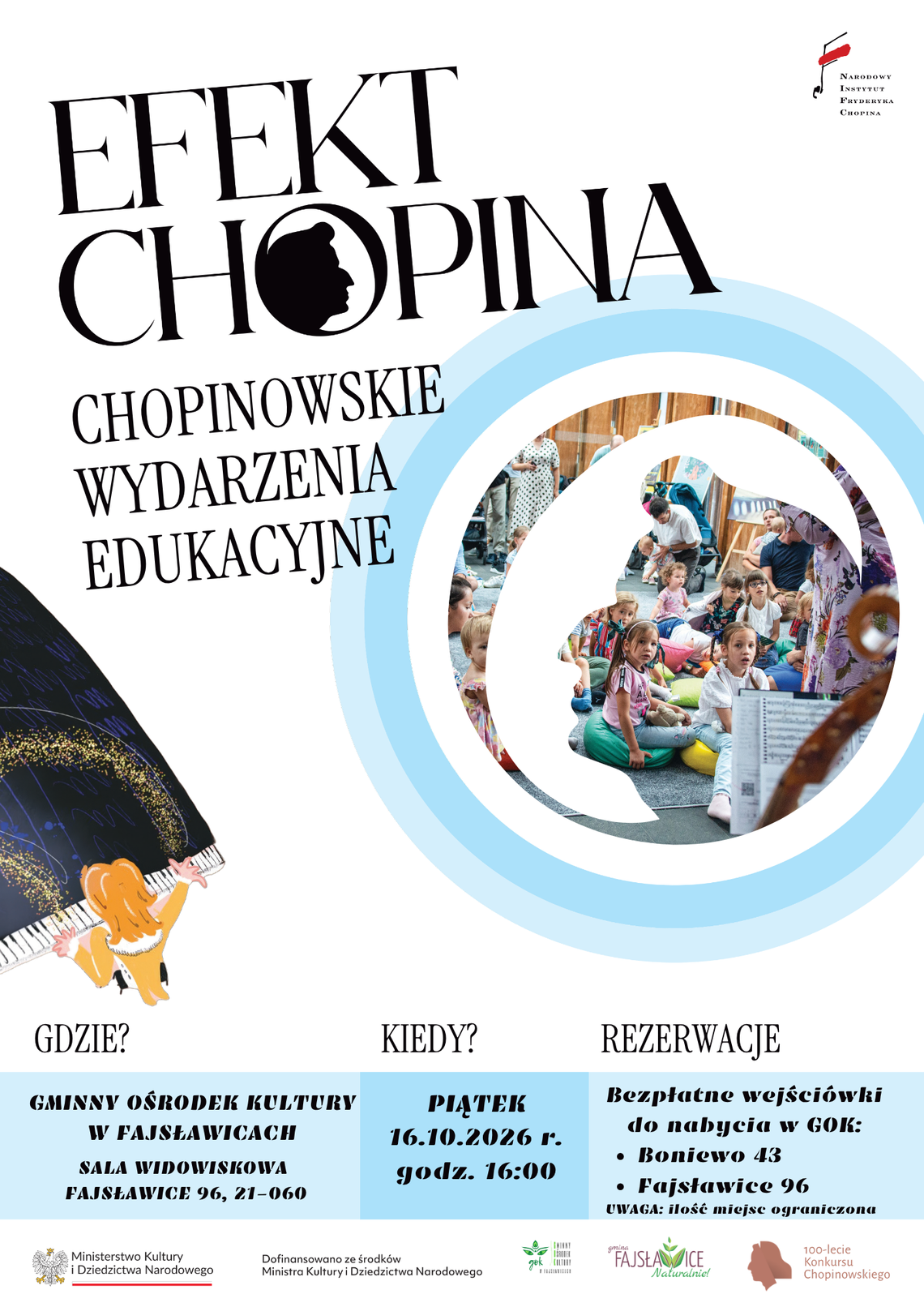 🎼 EFEKT CHOPINA w Gminnym Ośrodku Kultury w Fajsławicach 🎼 🎼 EFEKT CHOPINA w Gminnym Ośrodku Kultury w Fajsławicach 🎼