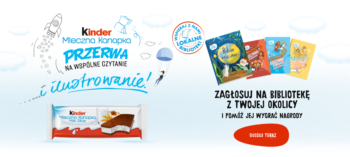 📚  Kinder Mleczna Kanapka Przerwa na Wspólne Czytanie