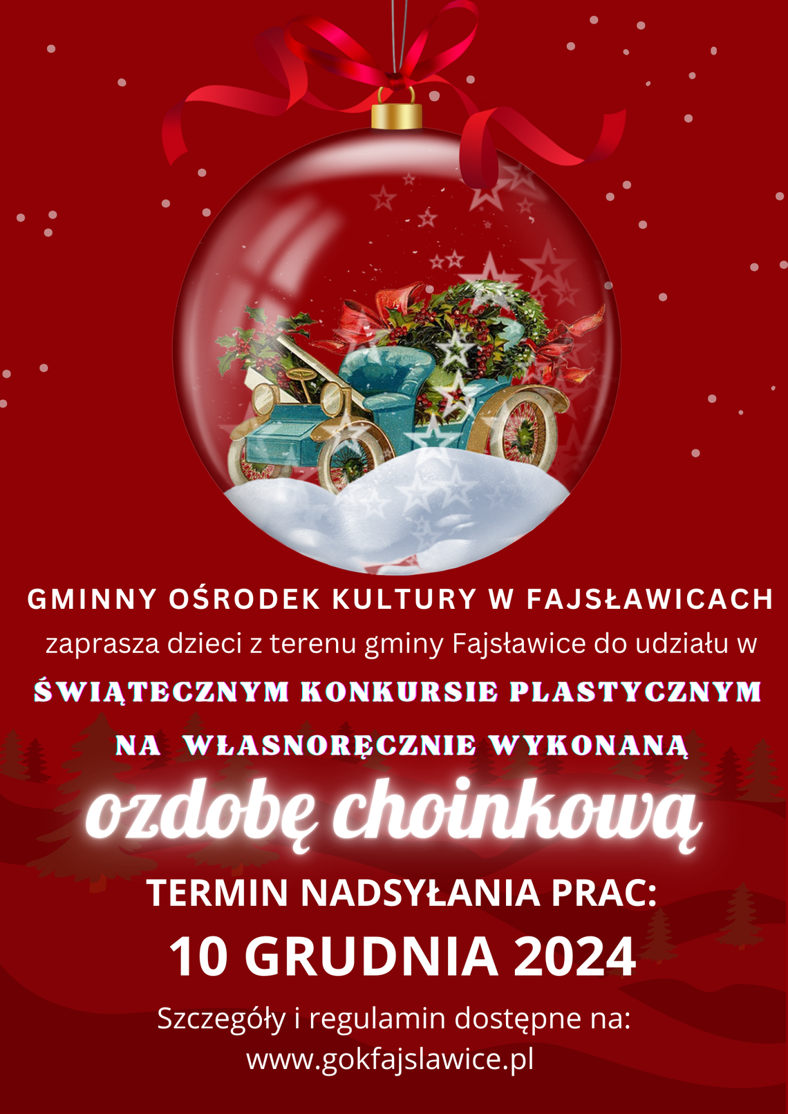 🎄 ŚWIĄTECZNY KONKURS PLASTYCZNY 🎄