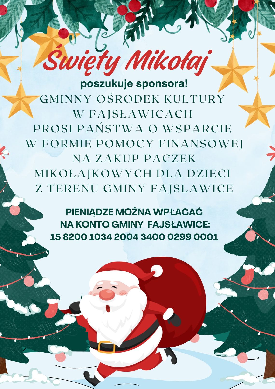 🎅 Święty Mikołaj poszukuje sponsora !!! 🎅 Święty Mikołaj poszukuje sponsora !!!