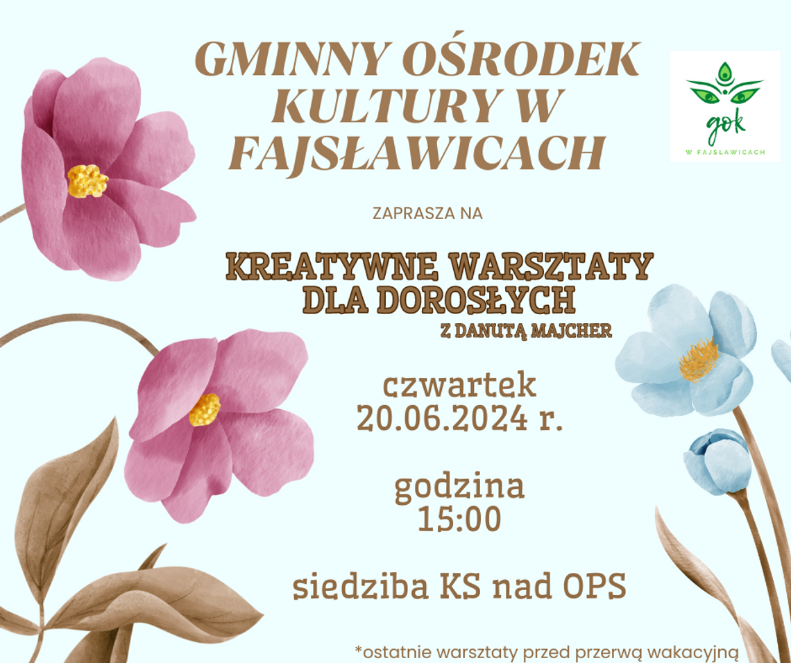 💐 Warsztaty 💐