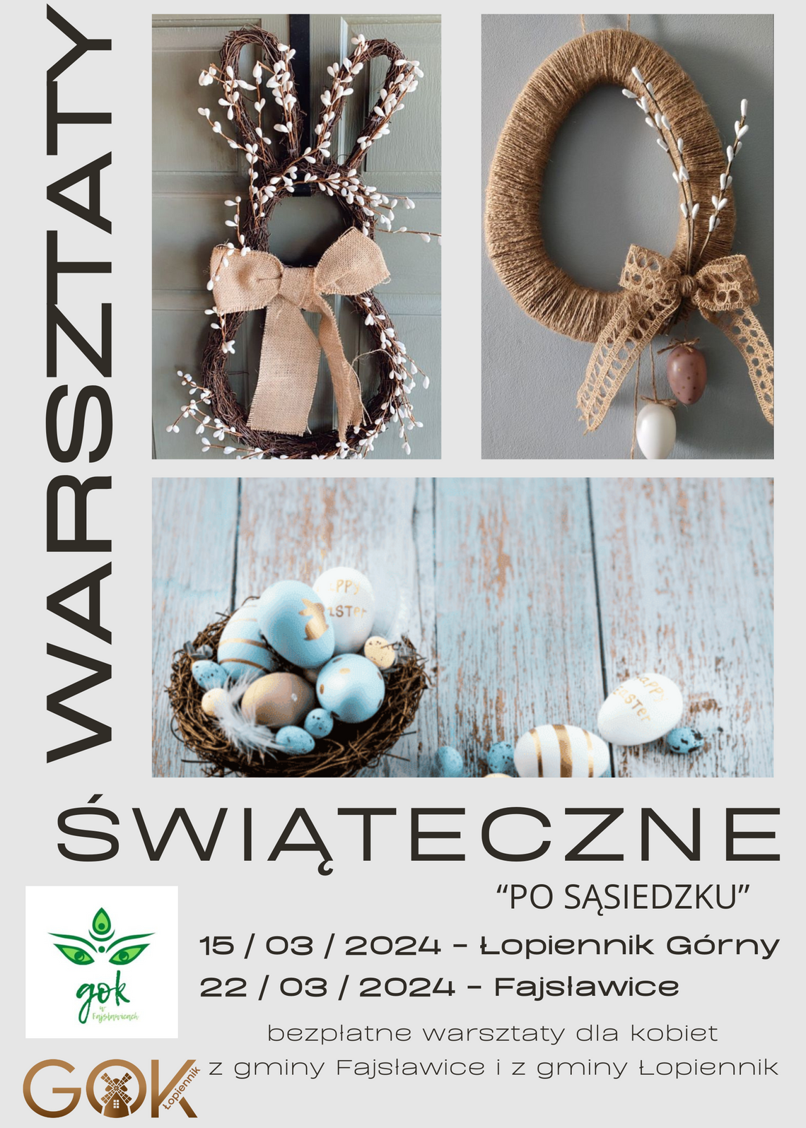 🌼  WARSZTATY ŚWIĄTECZNE "PO SĄSIEDZKU" 🌼