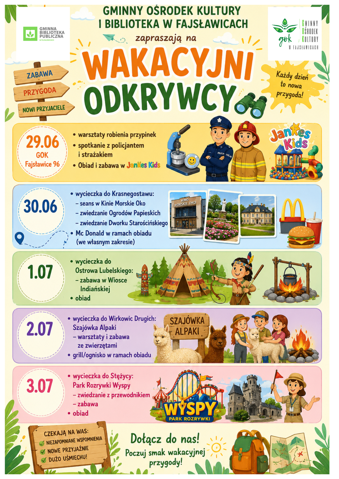🌞 Zapisy na pierwszy tydzień wakacji - WAKACYJNI ODKRYWCY 🌞 🌞 Zapisy na pierwszy tydzień wakacji - WAKACYJNI ODKRYWCY 🌞