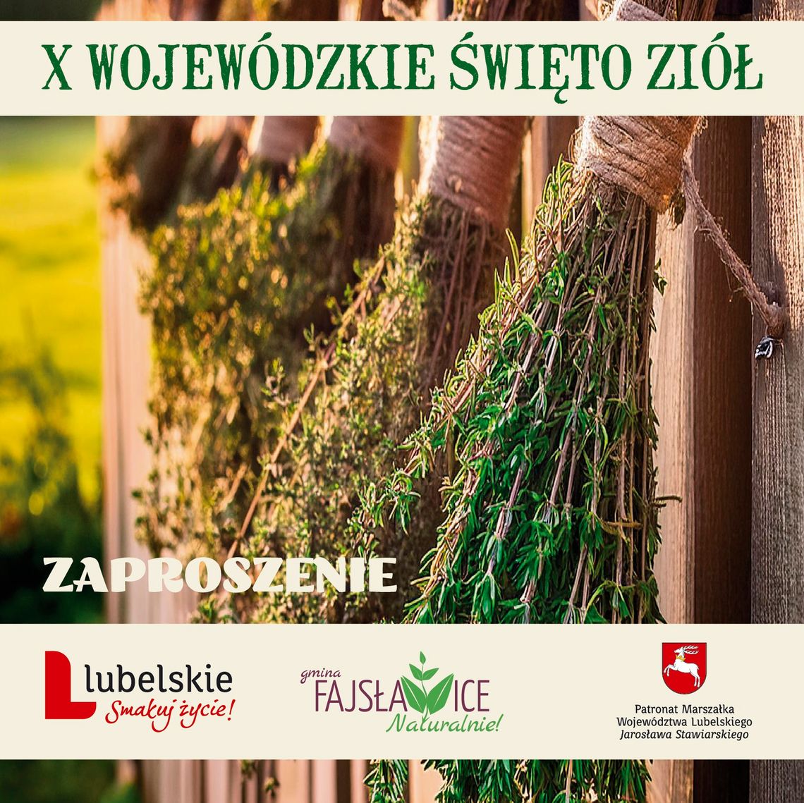 🍀 Zapraszamy na X Wojewódzkie Święto Ziół 🍀