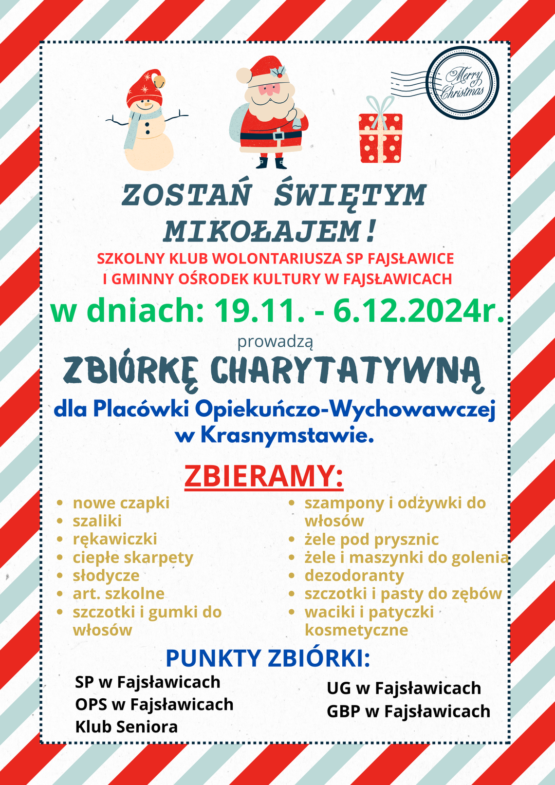 🎅 Zbiórka charytatywna 🎅