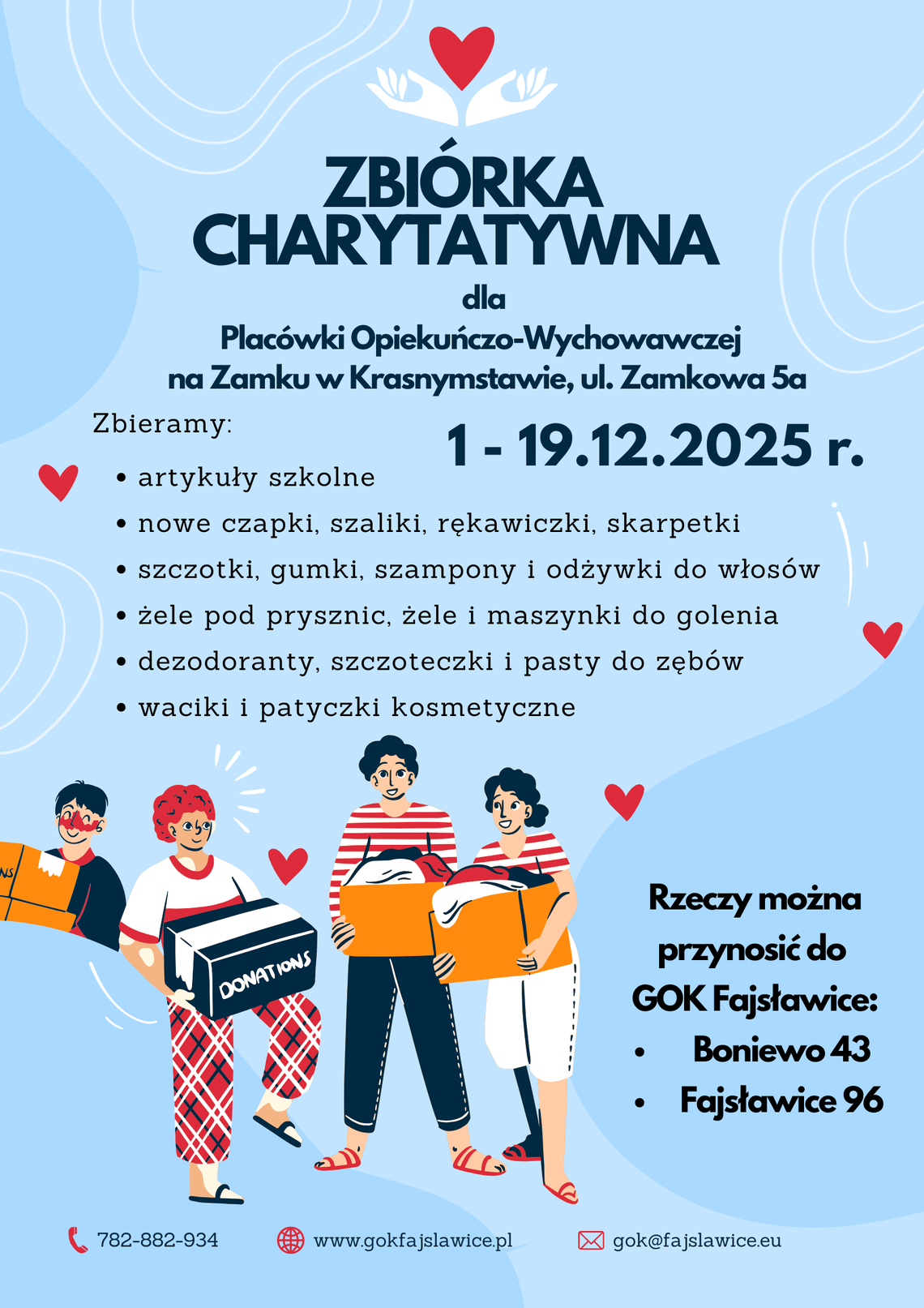 ❤️ ZBIÓRKA CHARYTATYWNA ❤️ ❤️ ZBIÓRKA CHARYTATYWNA ❤️