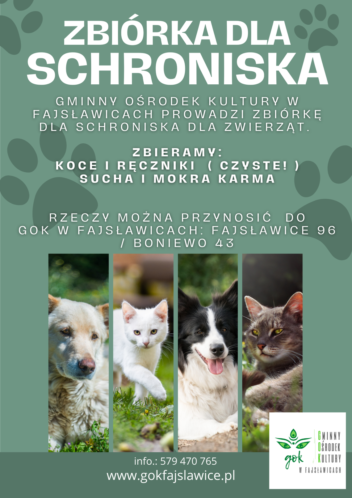 🐾❄️Zbiórka dla zwierzaków ❄️🐾